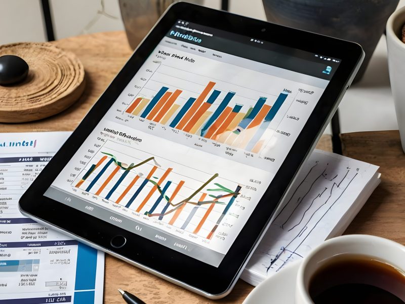 tablet-with-graph-it-that-says-graph-it